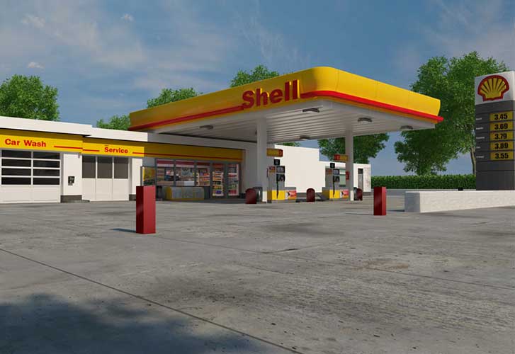 3D Gas Station